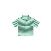 Groen gestreepte polo - Arend shirt short sleeves green 